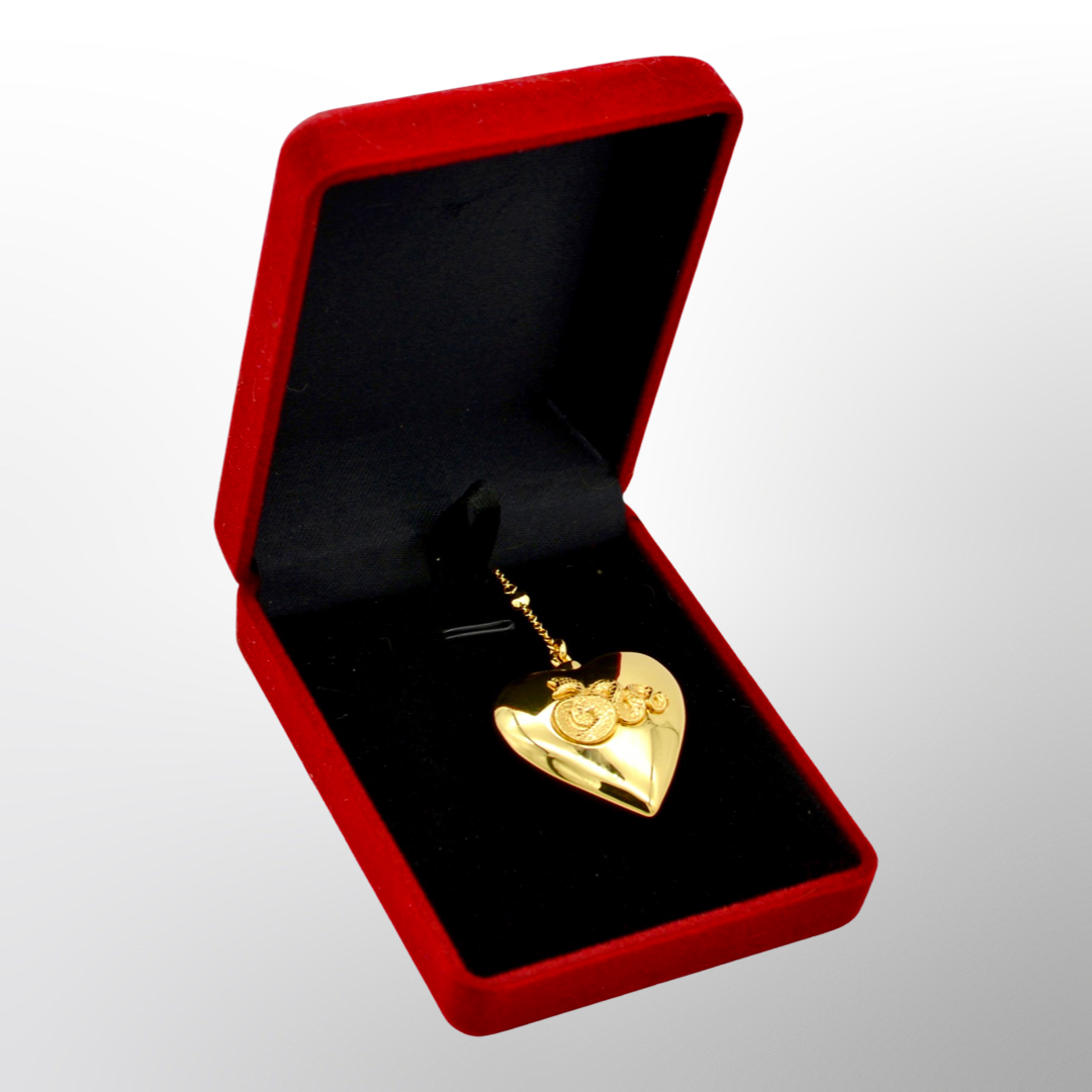 Holy rose Saint Lana Del Rey LDR Style Stash Necklace Heart Shaped With  Snakes & Spoon stainless steel, Stainless Steel, brass gold : Amazon.sg:  Fashion